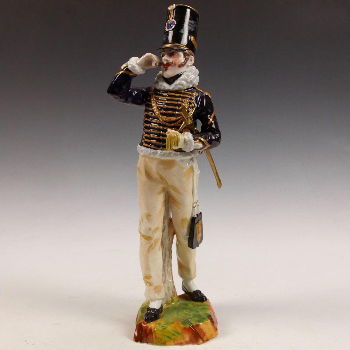 Fourrière du 11e Hussards en tenue de bal, 1812