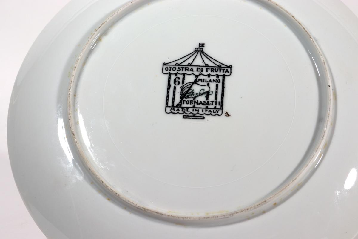 Piero Fornasetti Porcelain Plate-- Giastra di Frutta # 6