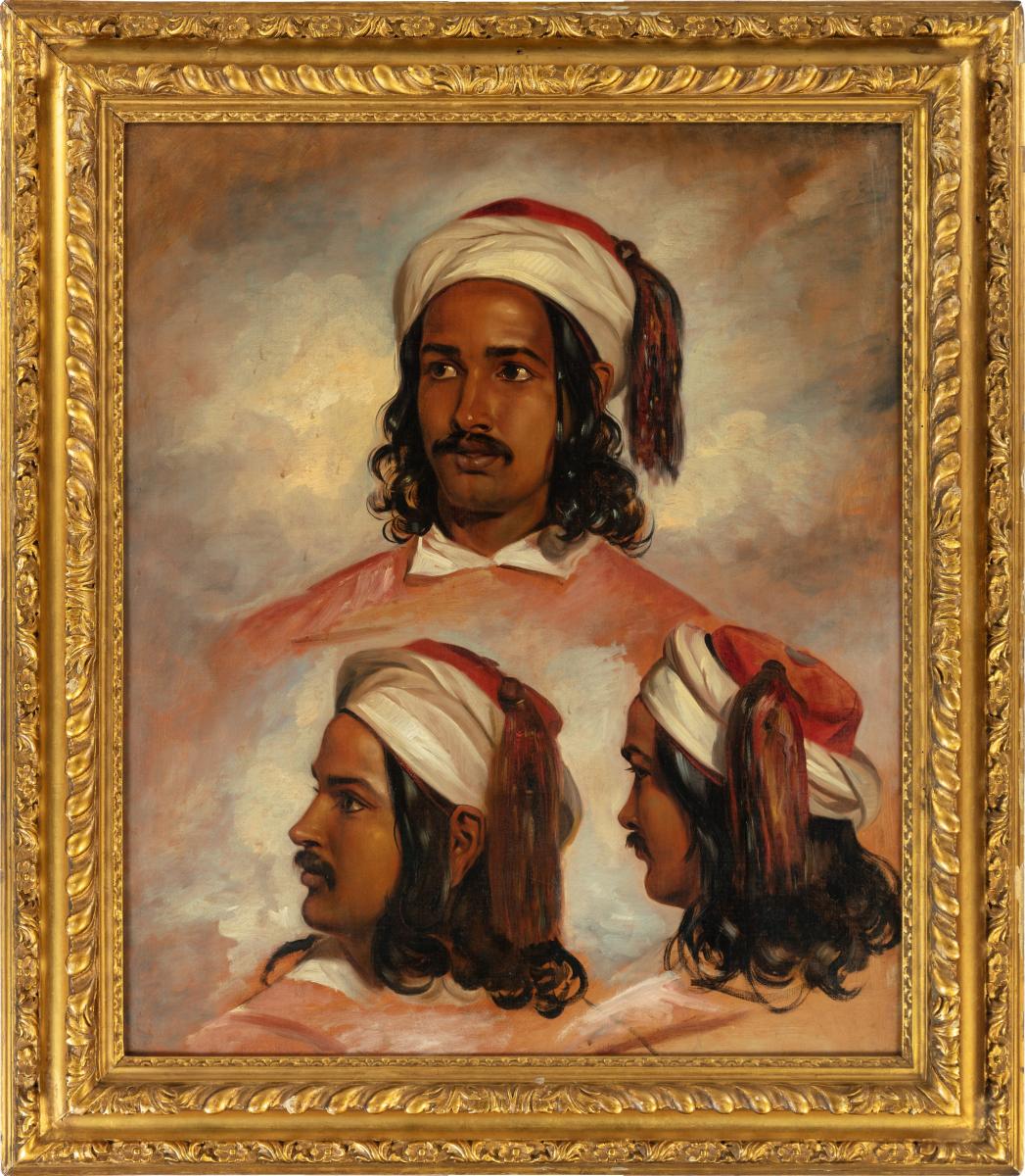 Portrait studies of an Arab by William Etty