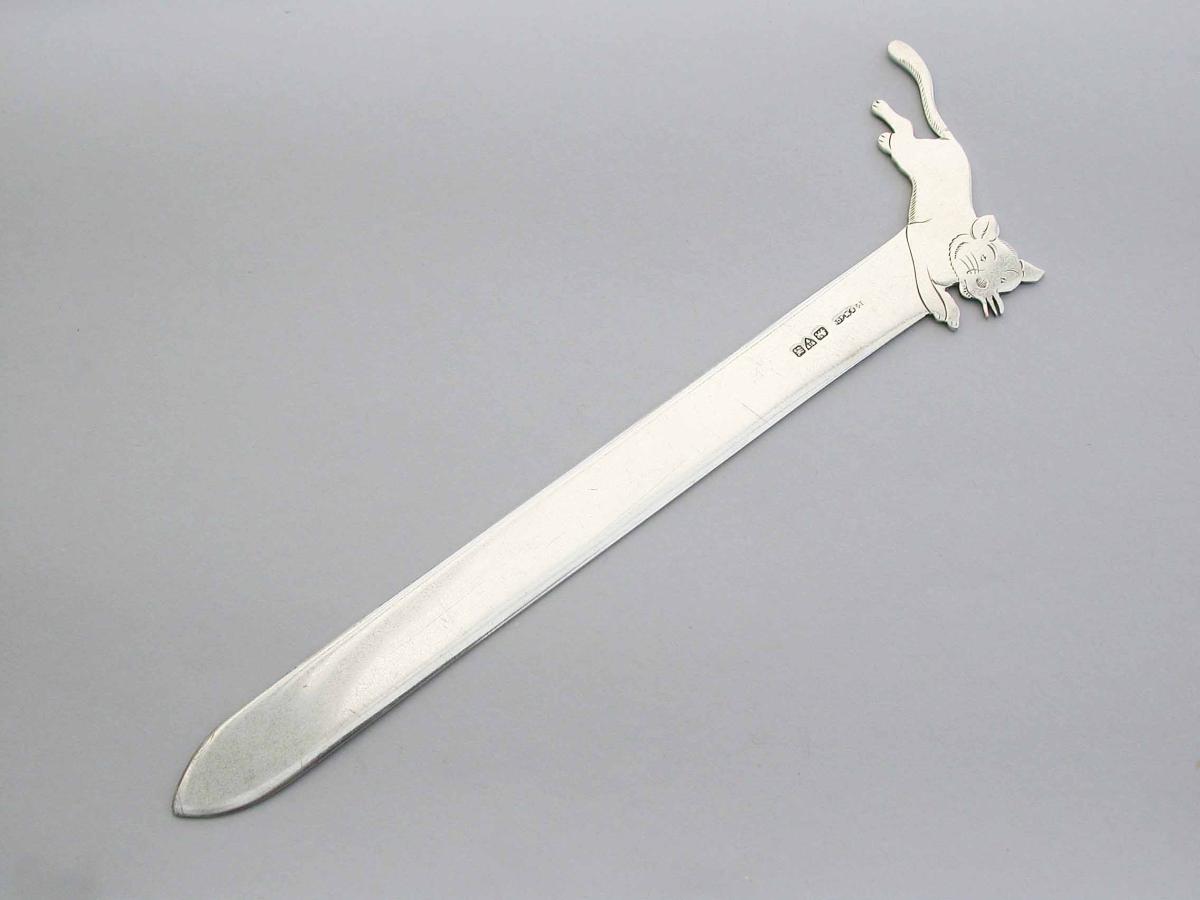 20th century silver Letter Opener
