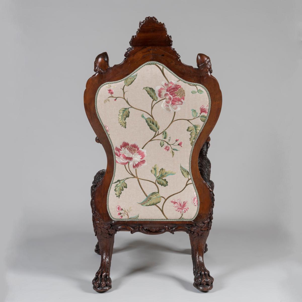 The 1851 Great Exhibition Carved Armchair by Arthur Jones