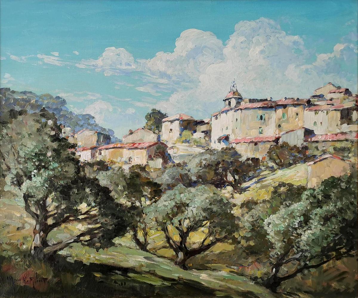 Ramatuelle, Prés St. Tropez By Marius Hubert-Robert (French, 1885-1966)