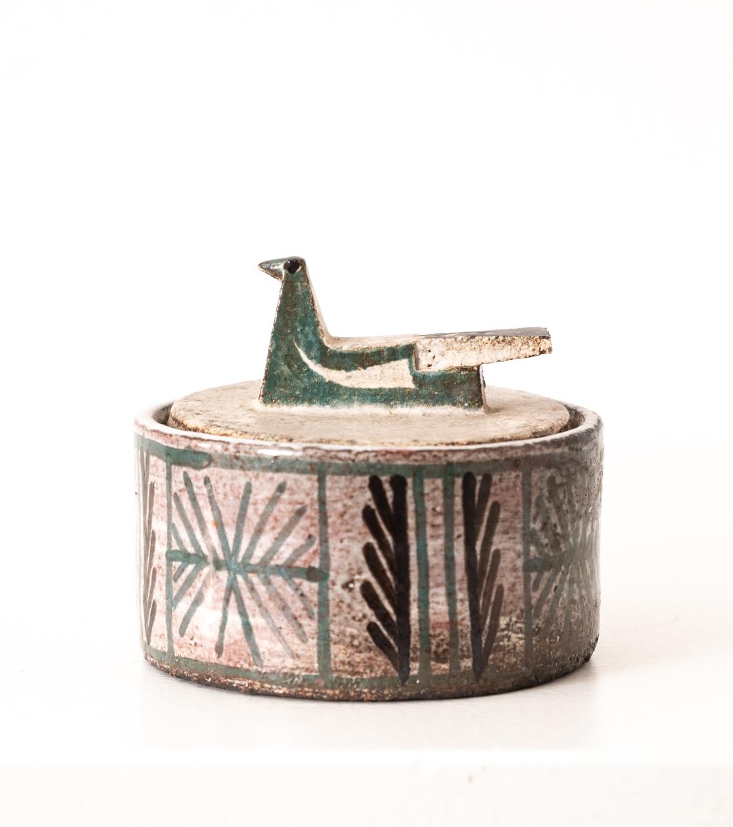 Covered pot by Jean Derval