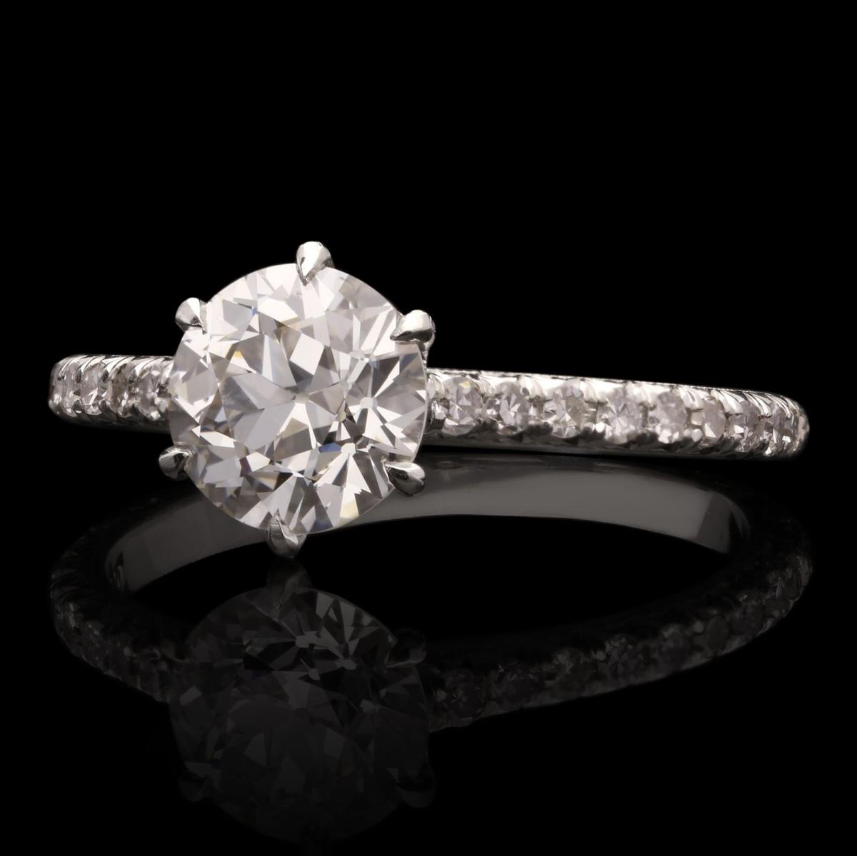 classic diamond solitaire ring