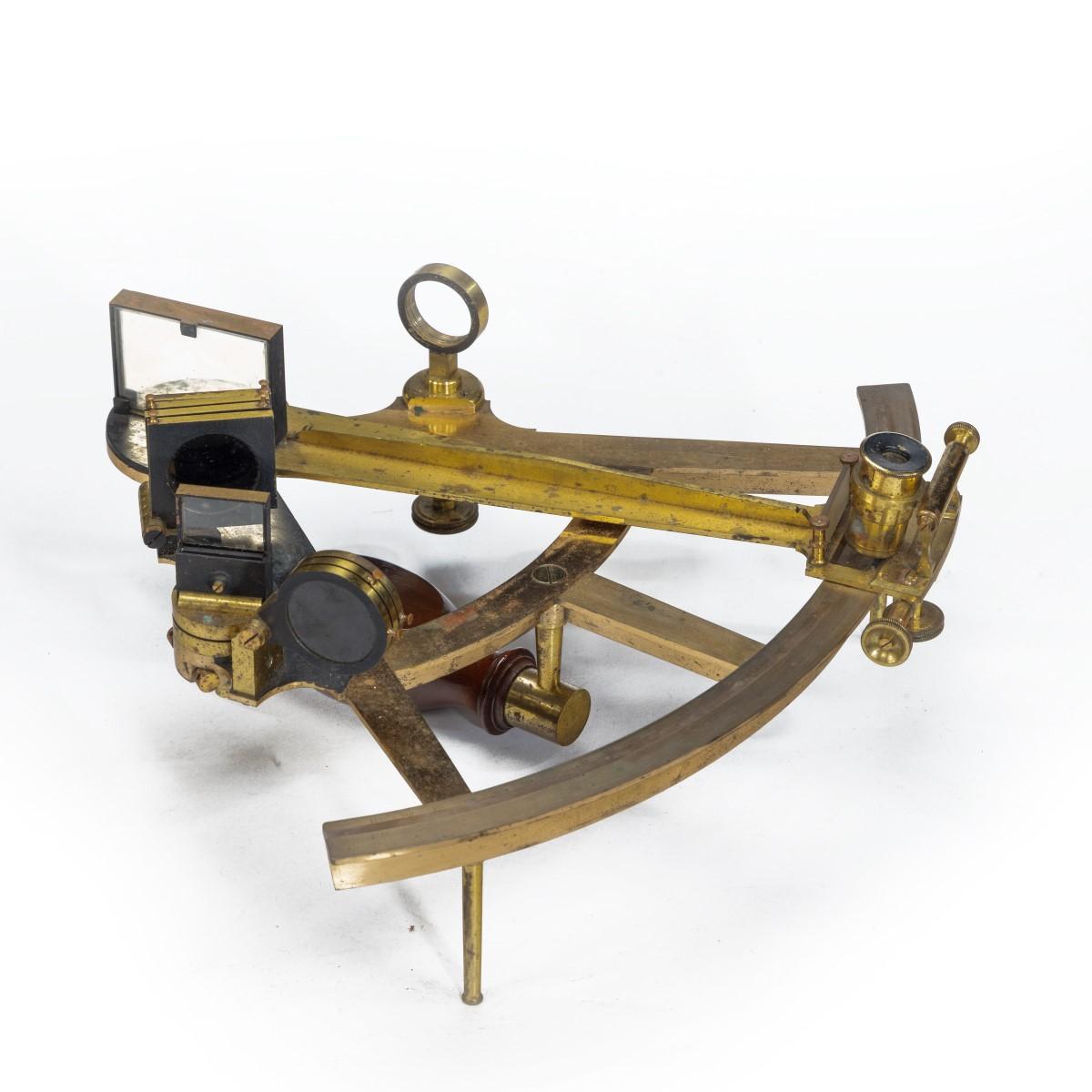 brass Sextant by William Dolland