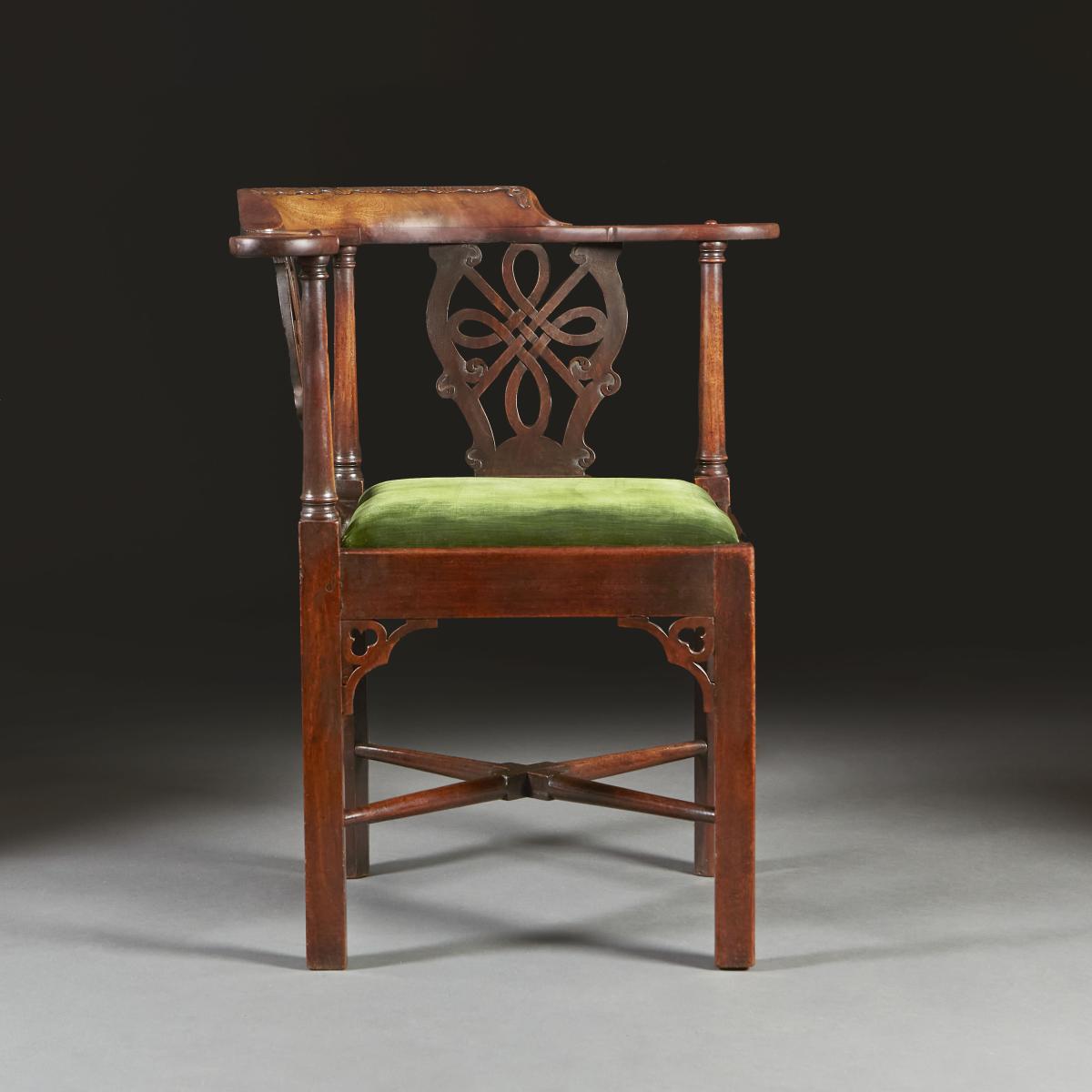 Mid 18th Century Irish Corner Chair