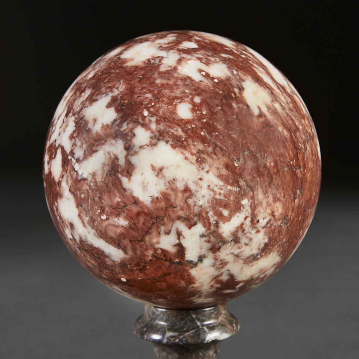19th Century Italian Marble Spheres