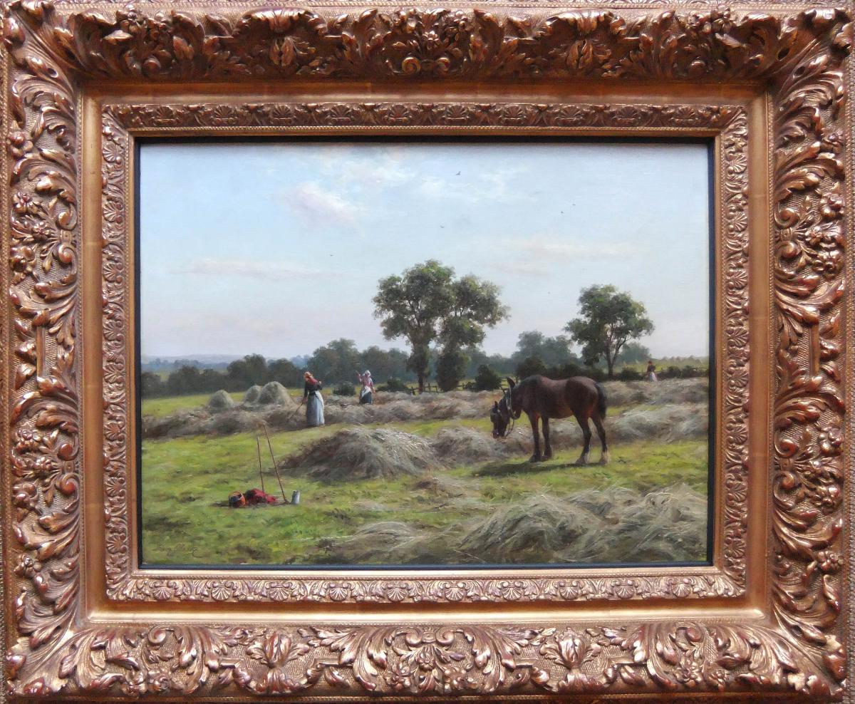 Dixon Clark oil painting on canvas landscape 