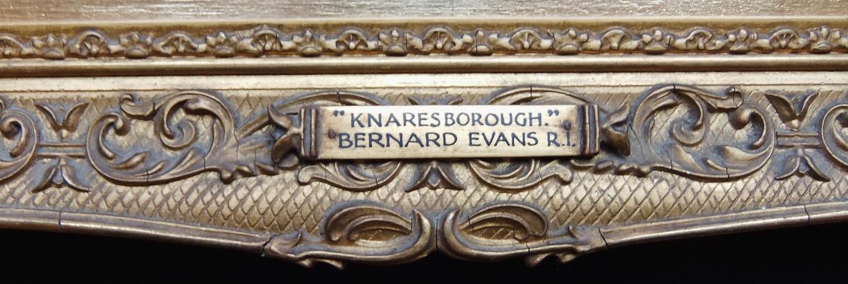 Bernard Walter Evans "Knaresborough" Yorkshire, watercolour