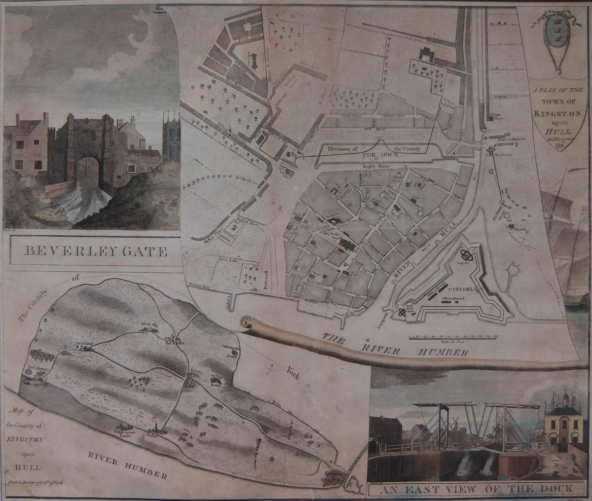 Hargrave "Plan of the Town of Kingston upon Hull" dated 1791