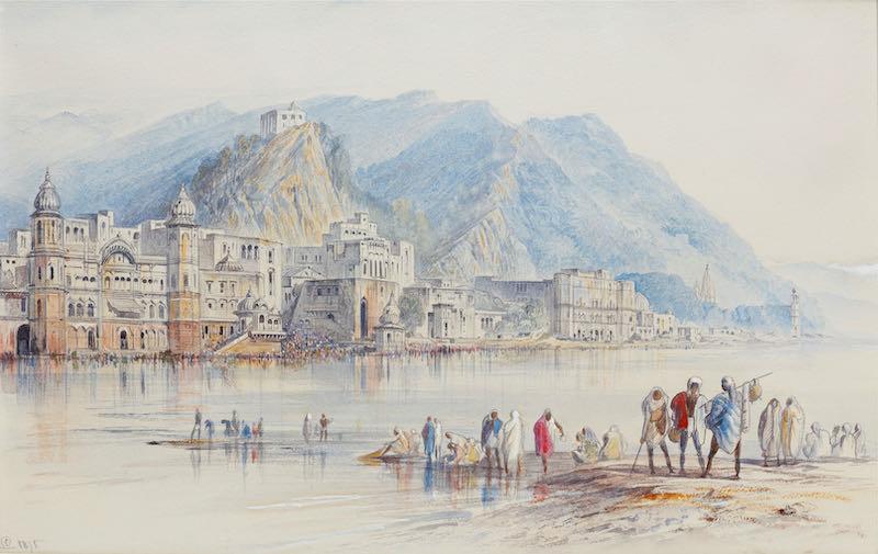 Edward Lear, R.A. (1812-1888), Hardwar, India