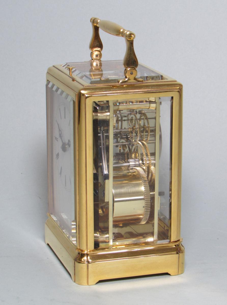 Baveux/Jacot Carriage Clock for James Grohé | BADA