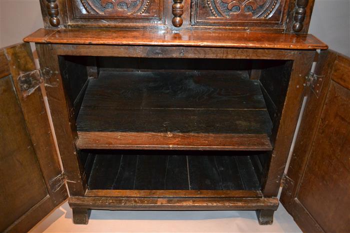 A charming little North Wales oak cupboard