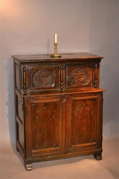 A charming little North Wales oak cupboard