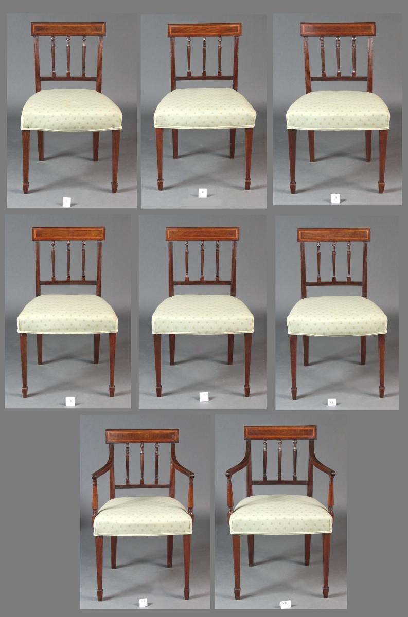 Sheraton Mahogany Dining Chairs