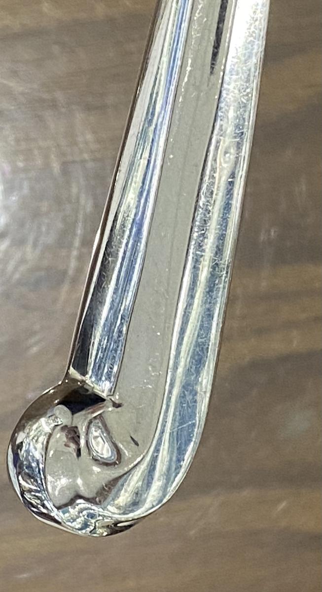 Georgian octagonal pistol silver knives Crichton 1914