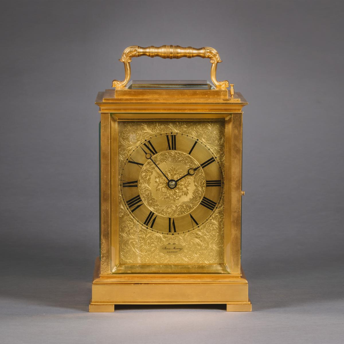 Victorian Gilt-Bronze Giant Carriage Clock