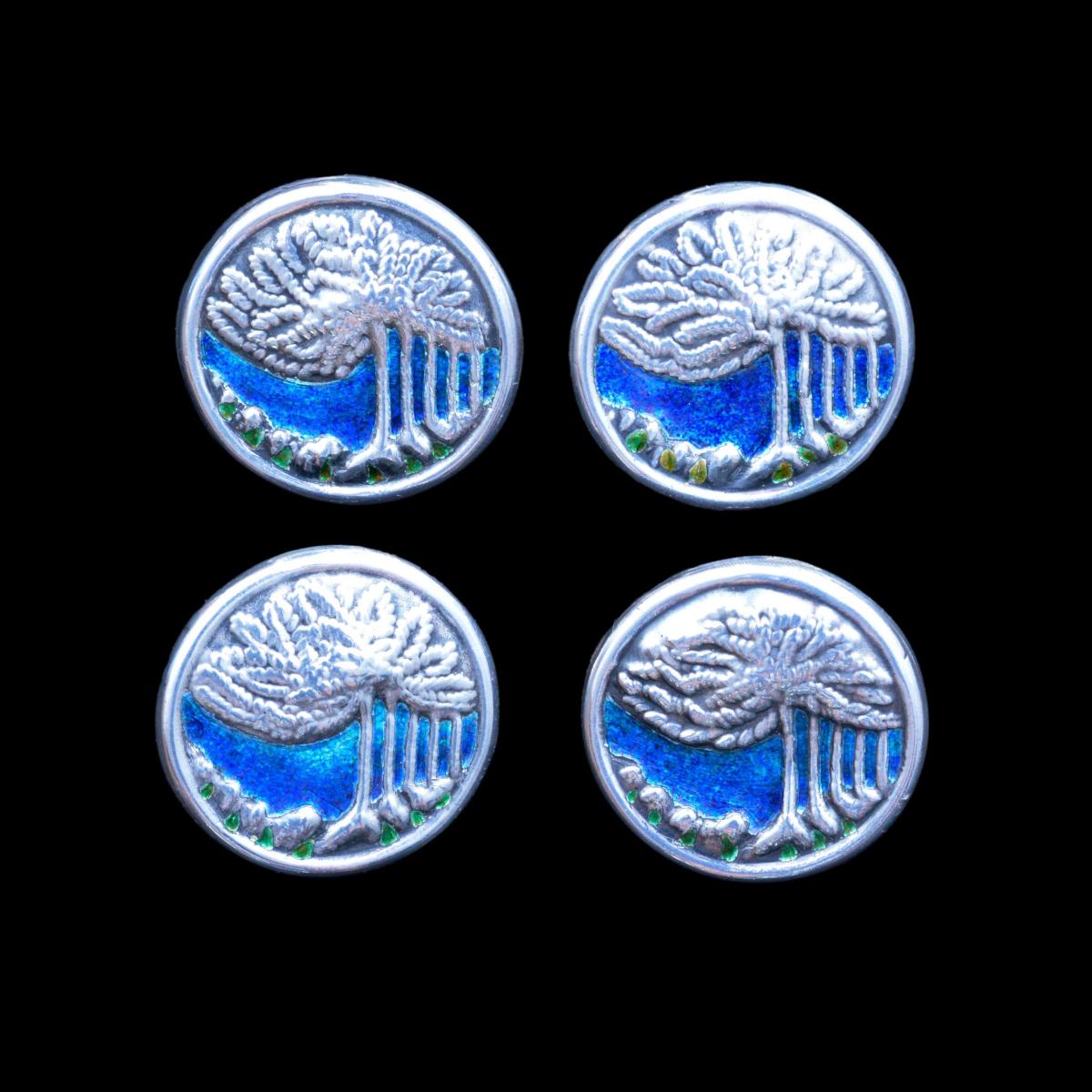 Liberty Cymric silver buttons