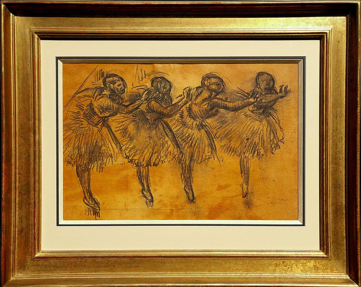 'Four Dancers Evolving' by Edgar Degas (French 1834–1917)