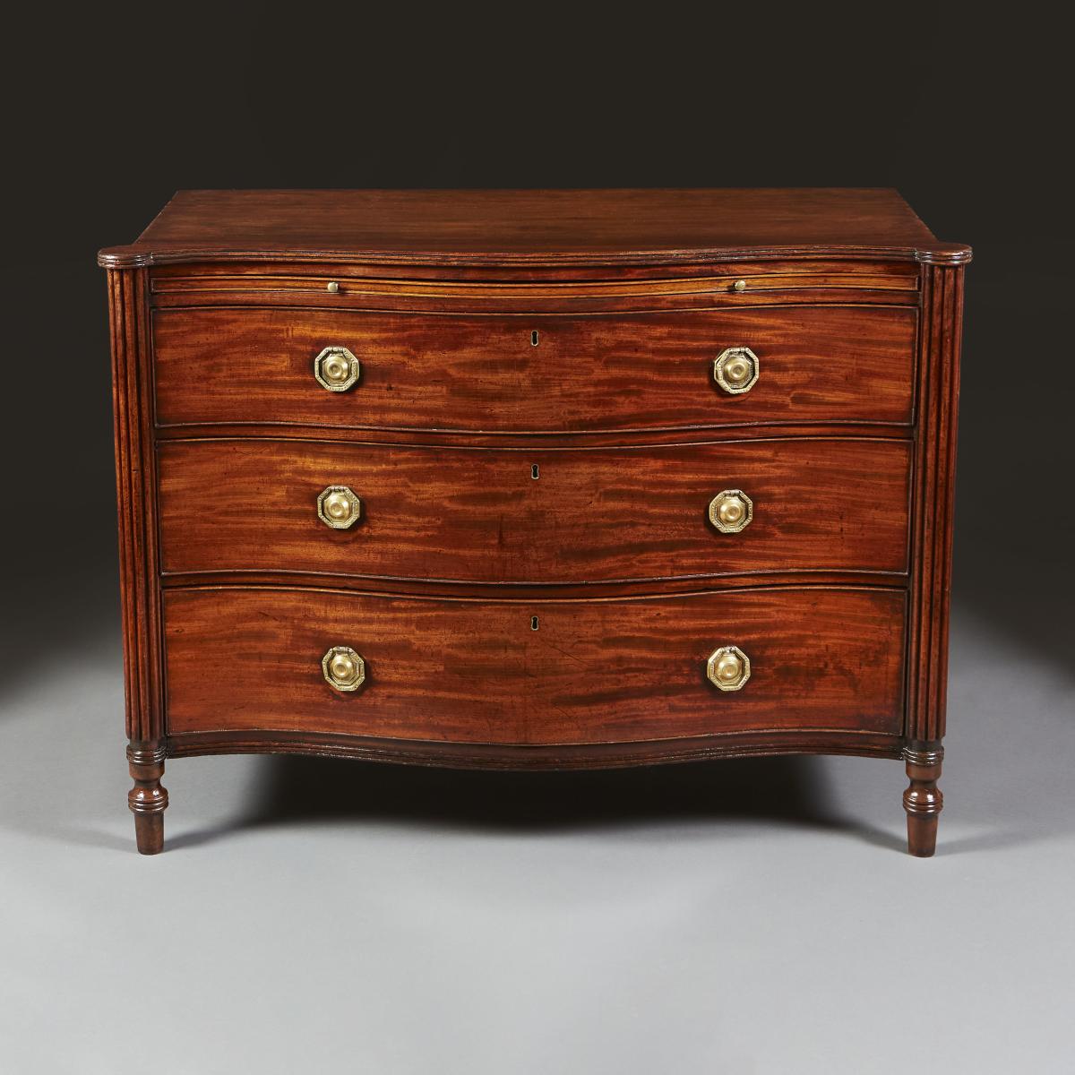 Late 18th Century Serpentine Chest of Drawers