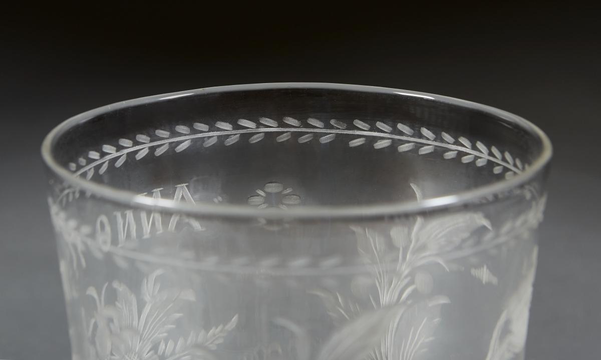 18th Century Italian Cut Glass Vase