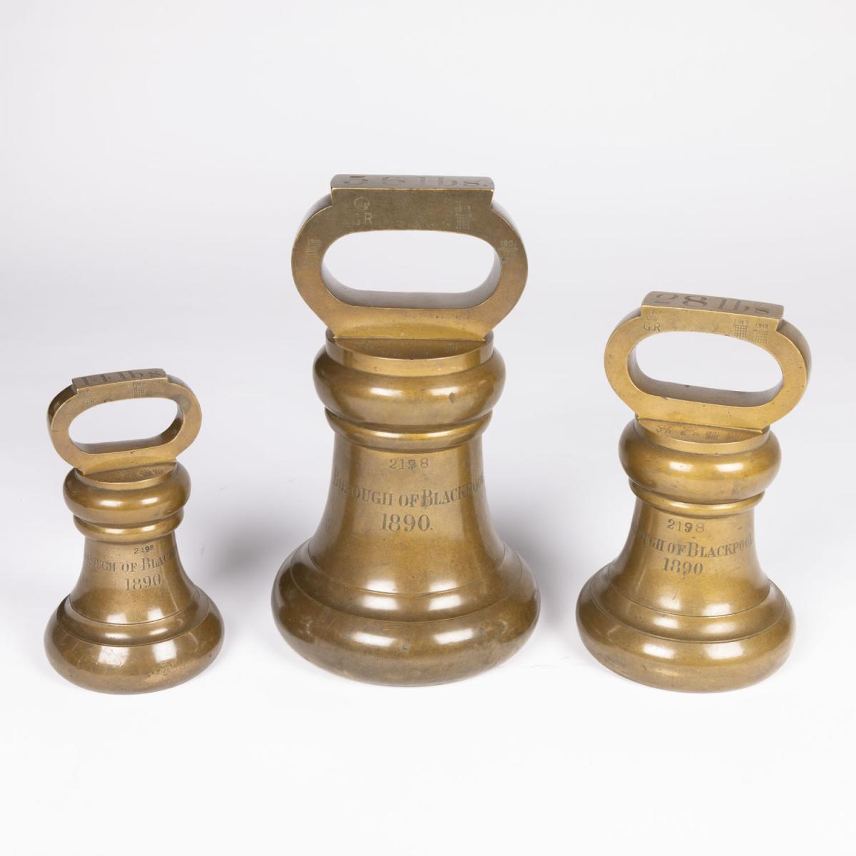 Blackpool Standard Avoirdupois bell weights