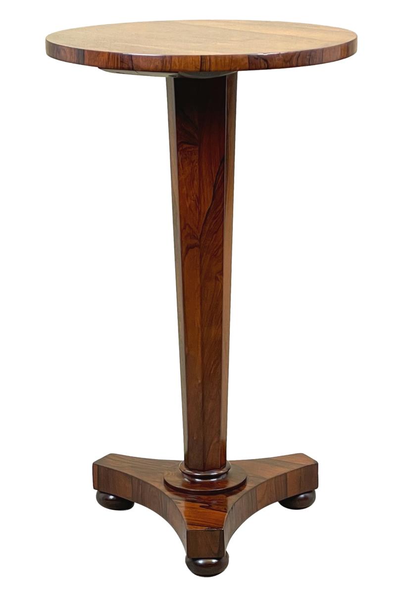 19th Century Circular Rosewood Lamp Table