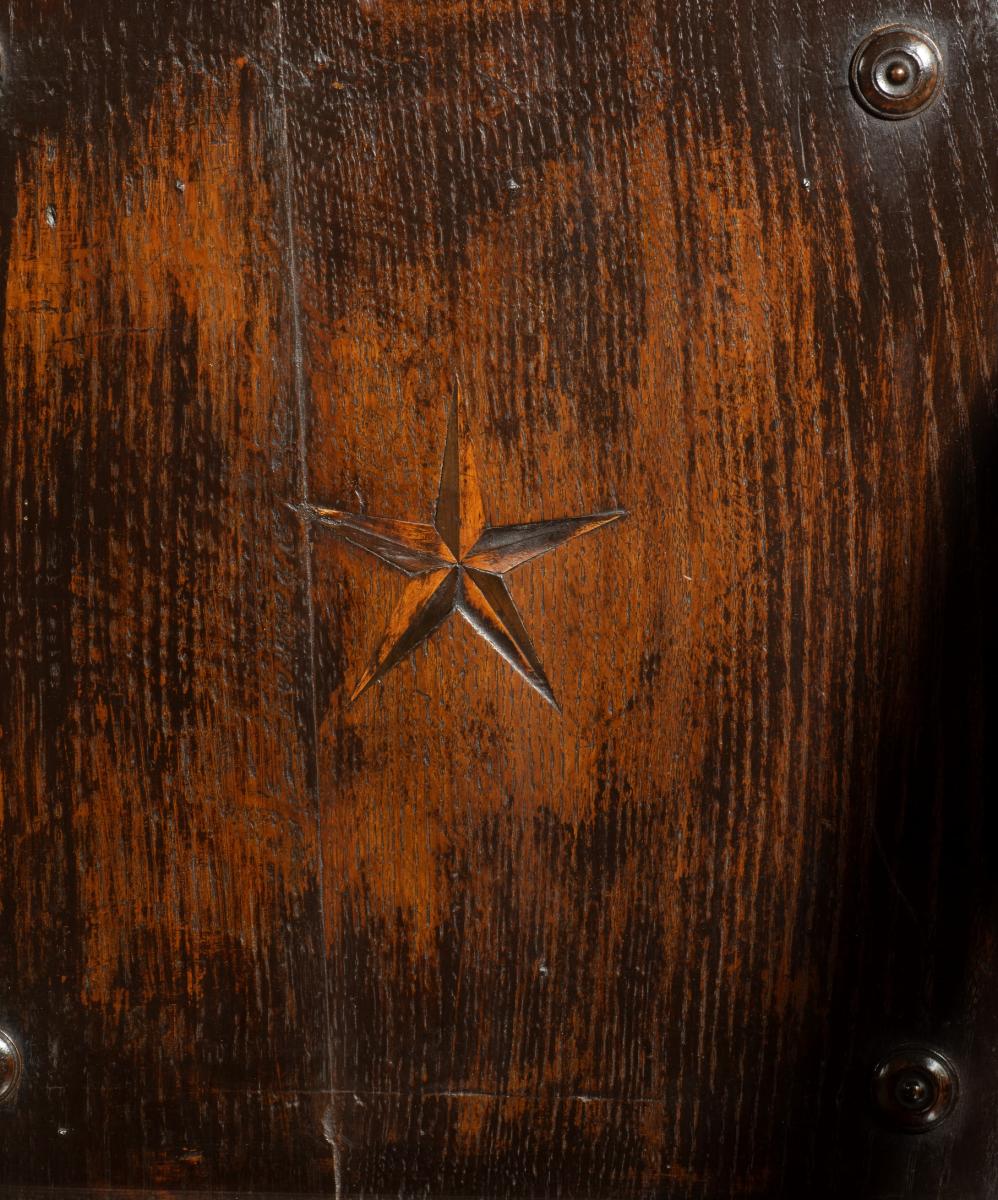 James I carved oak wainscot armchair