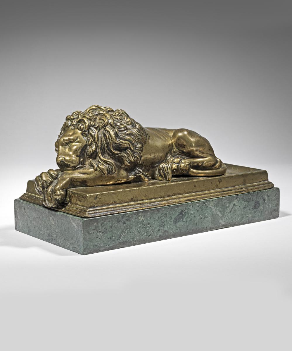 Nineteenth Century bronze Grand Tour lions