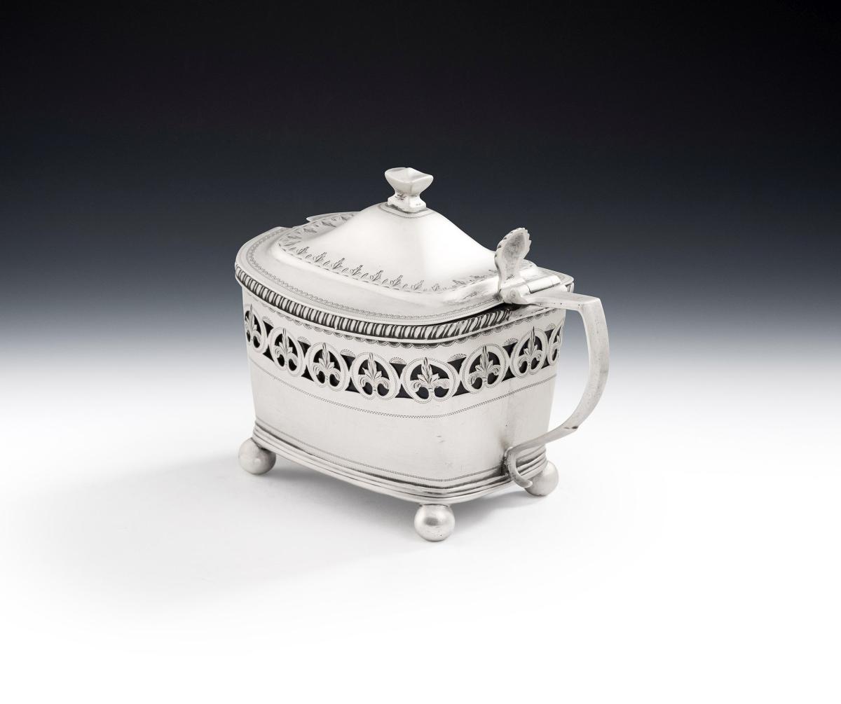 A very rare George III Mustard Pot made in London in 1811 by Peter & William Bateman