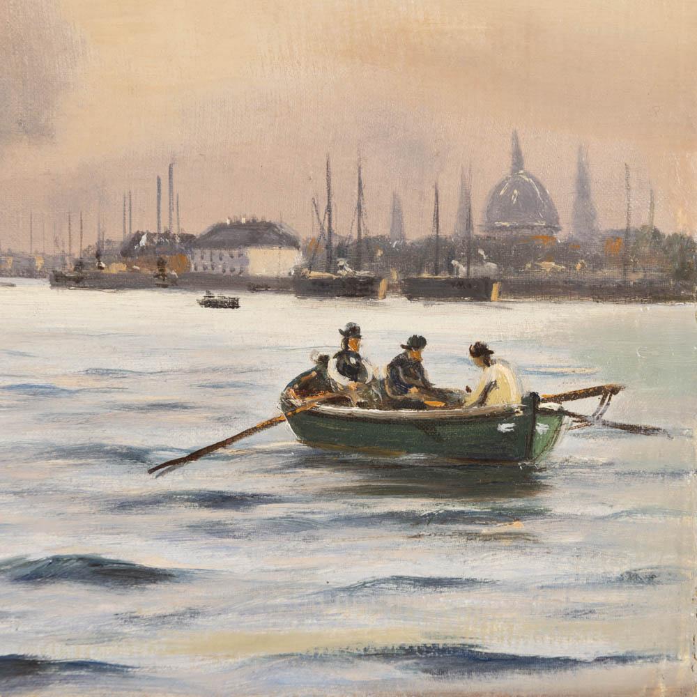 View from Copenhagen Harbour by Johan Jens Neumann, circa 1900