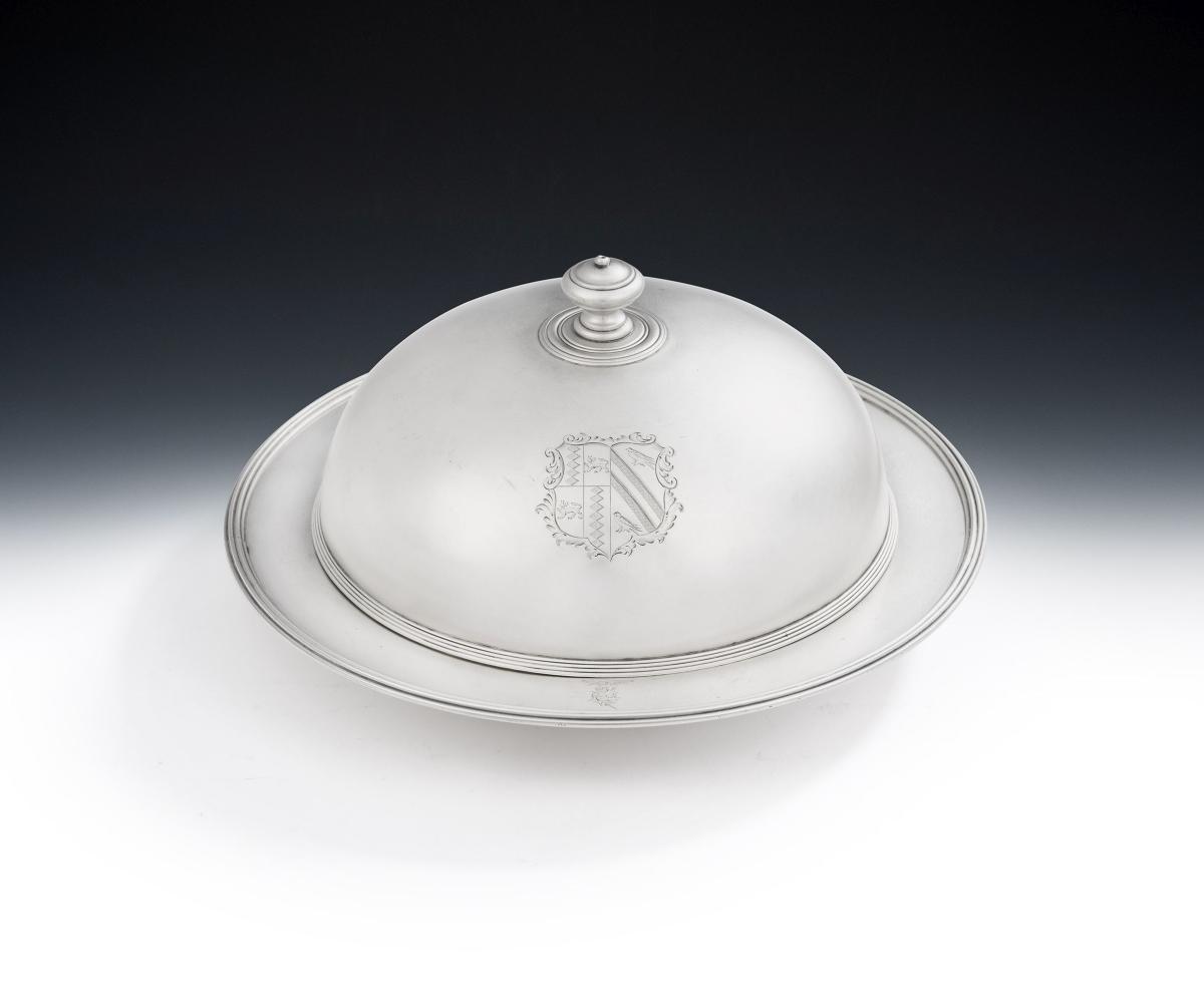 A very rare George III Muffin Dish and Cover made in London in 1807 by Robert Garrard