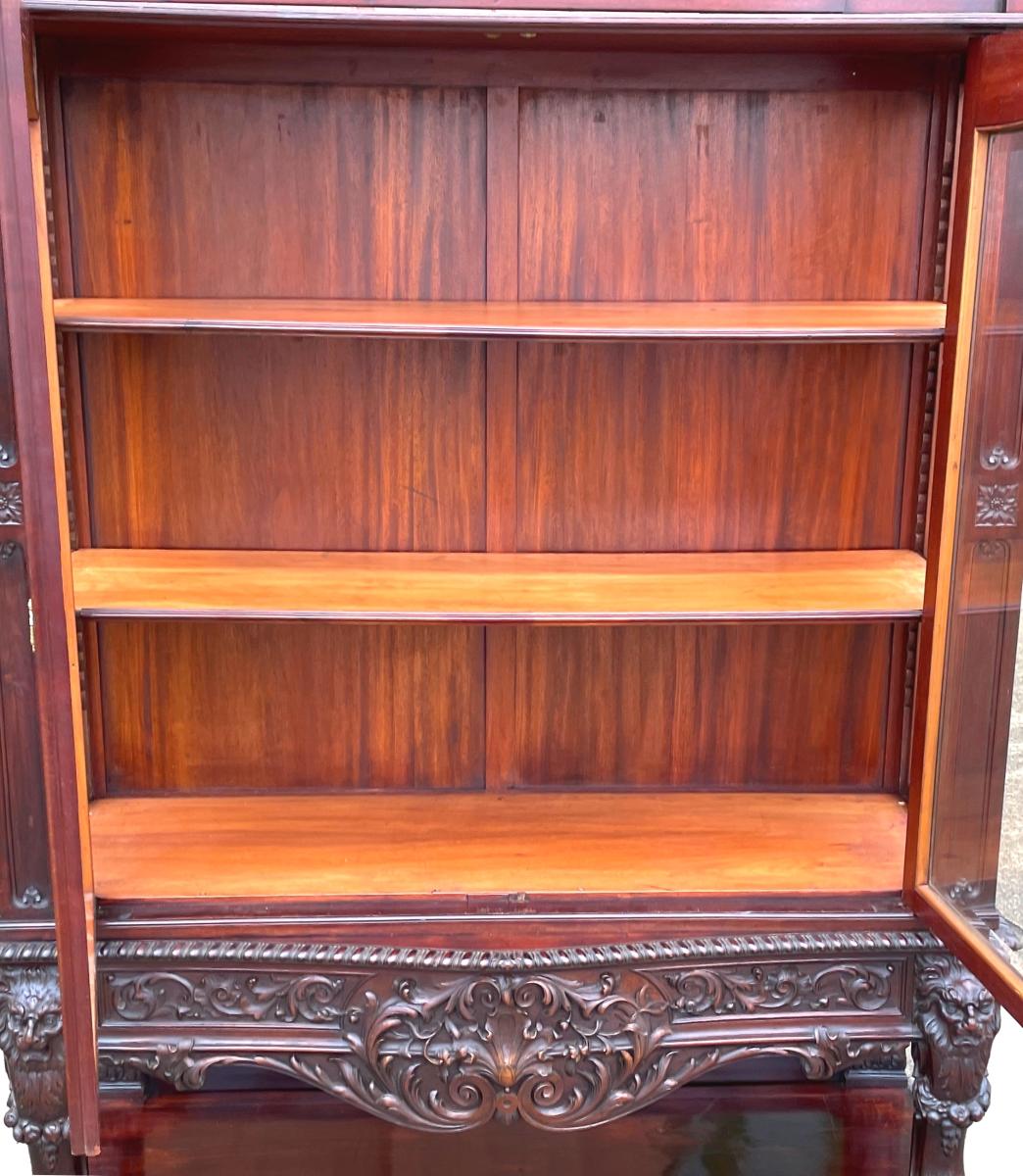 19th Century Mahogany Display Cabinet