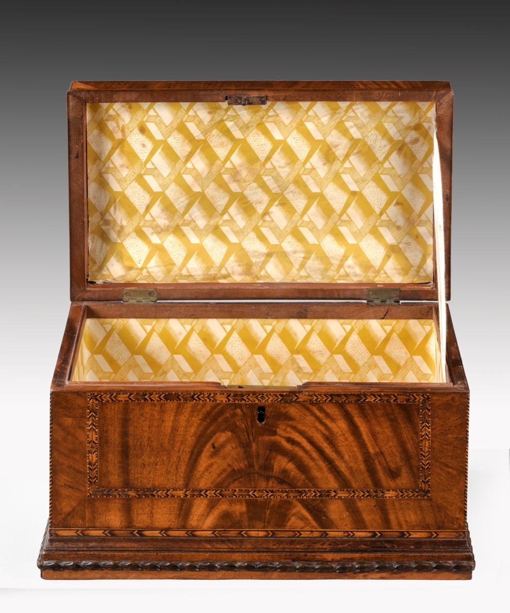 Georgian Mahogany Domed Box