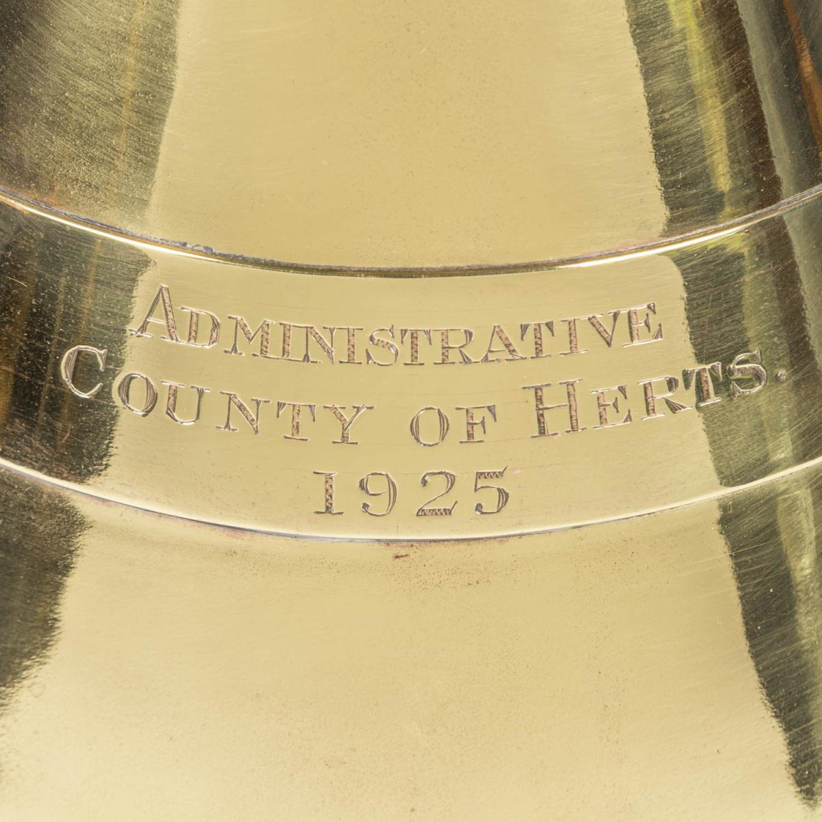 3 gallon measure by Avery made for the County Borough of Hertfordshire