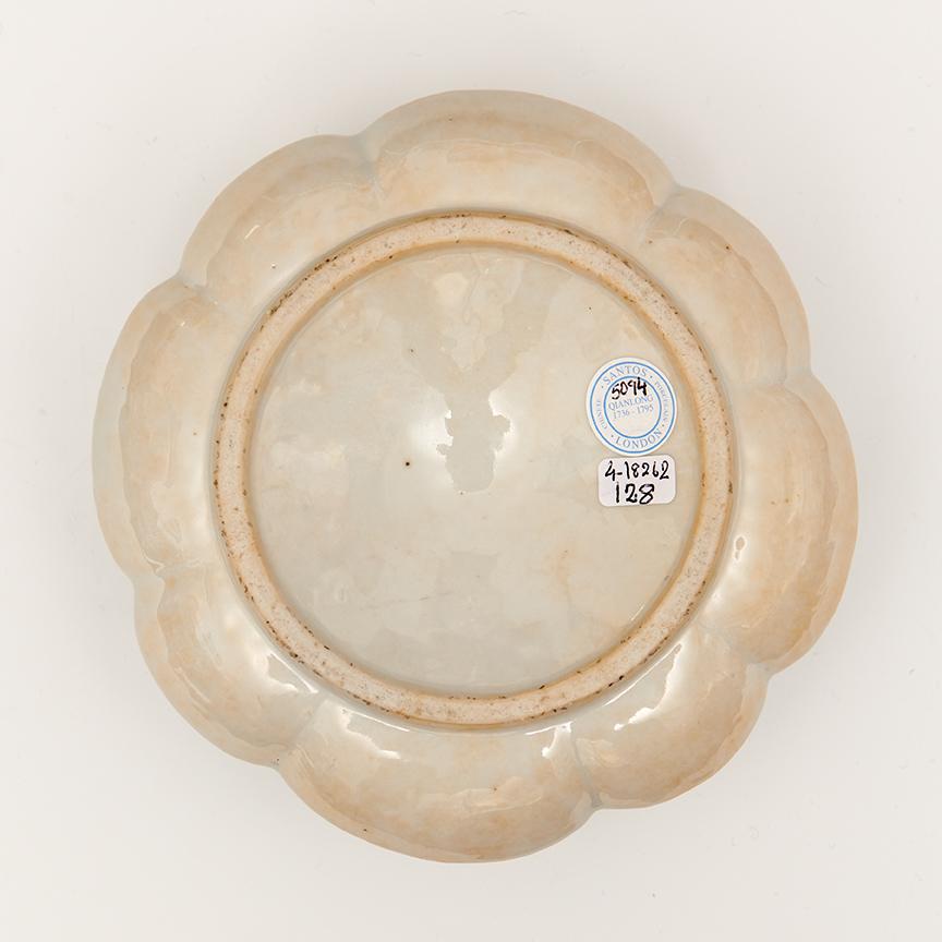 Chinese export porcelain chamber stick