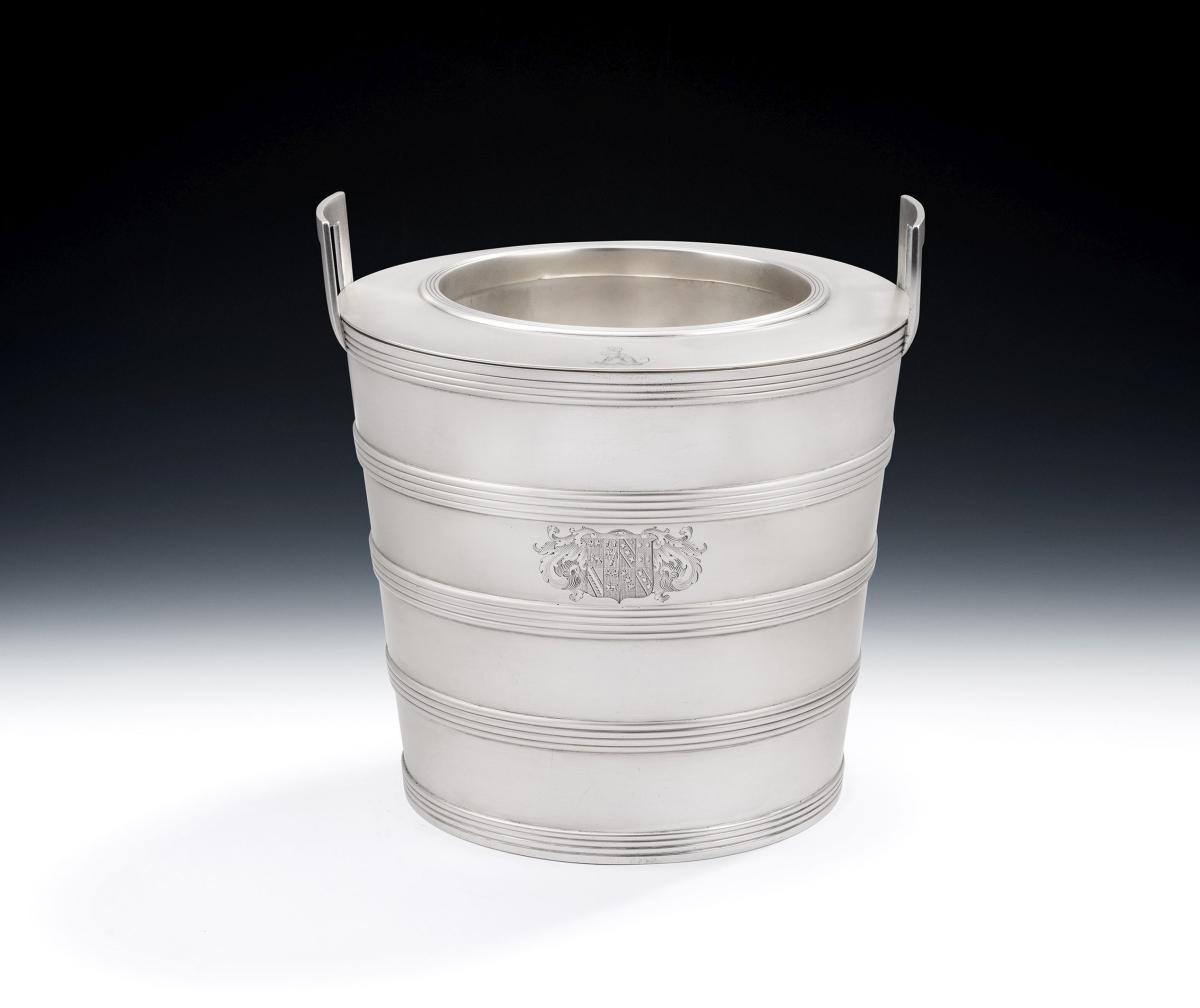 The Mells Park Bucket Wine Cooler. An important George III Wine Cooler made in London in 1807 by Robert I & Samuel Hennell