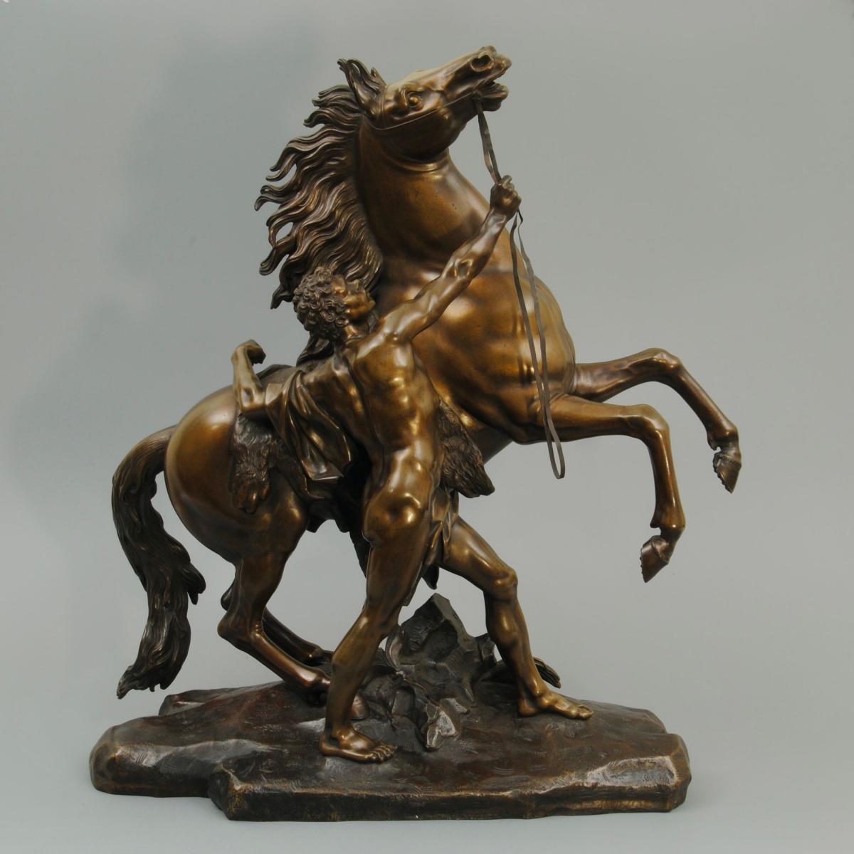 A Fine Pair of Mid 19th Century Marley Horses