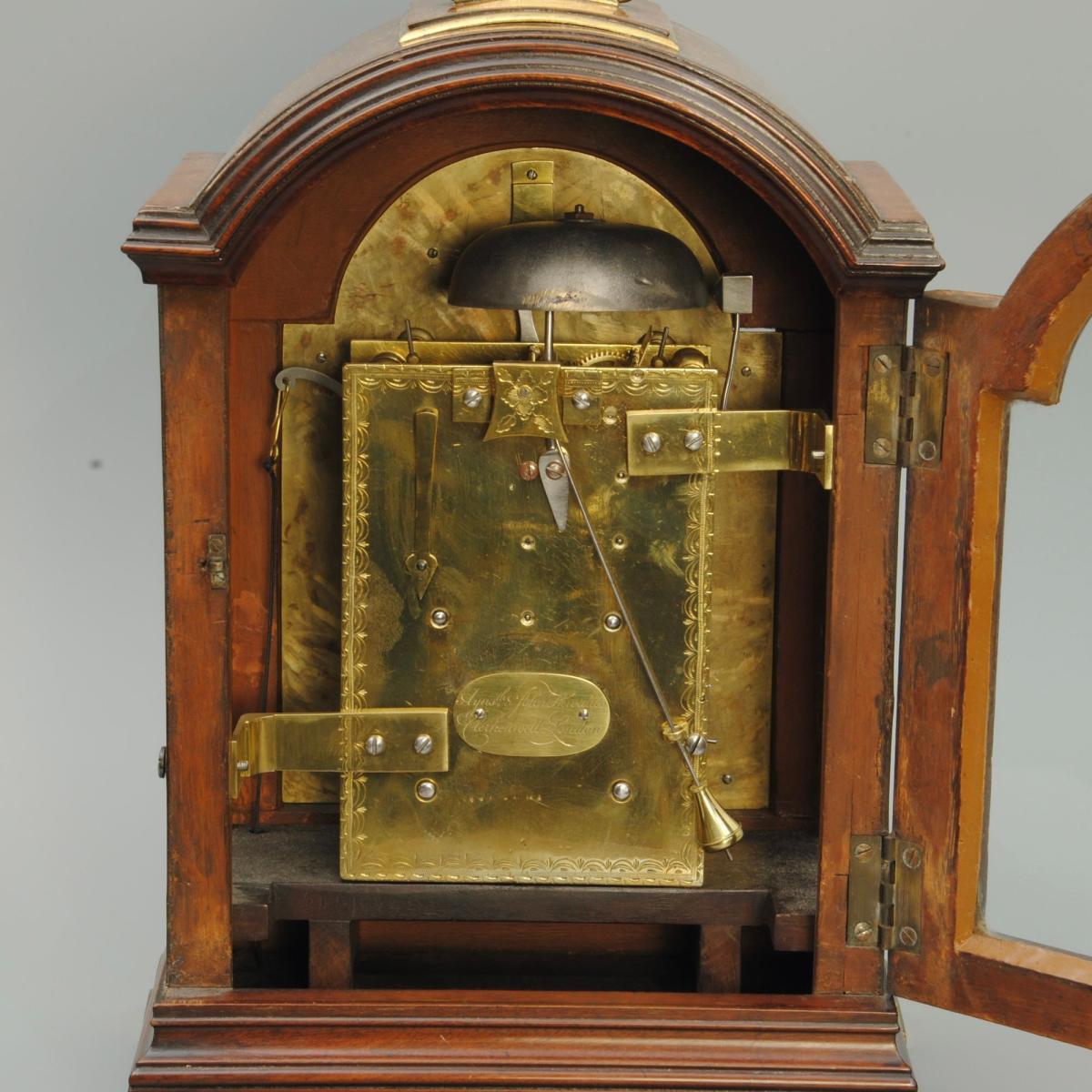 An 18th Century Mahogany Verge Bracket Clock