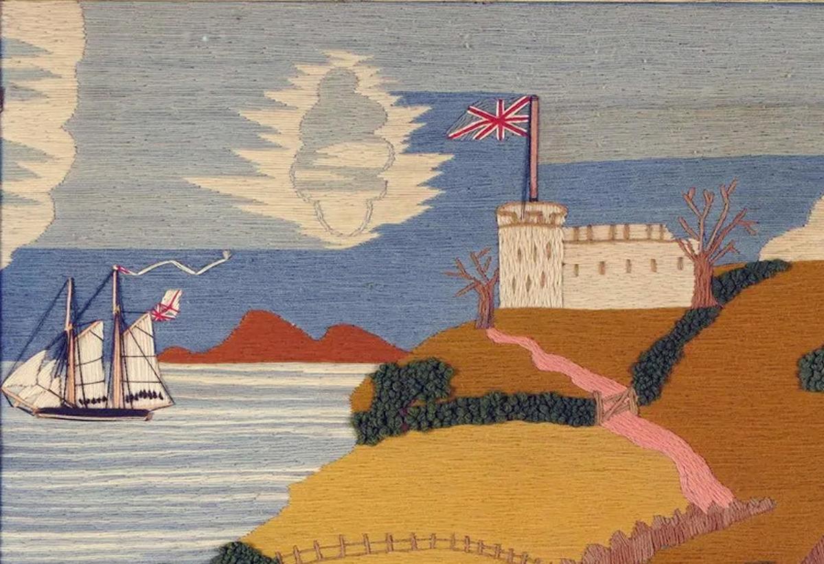 British Sailor's Woolwork -The Sailor's Farewell