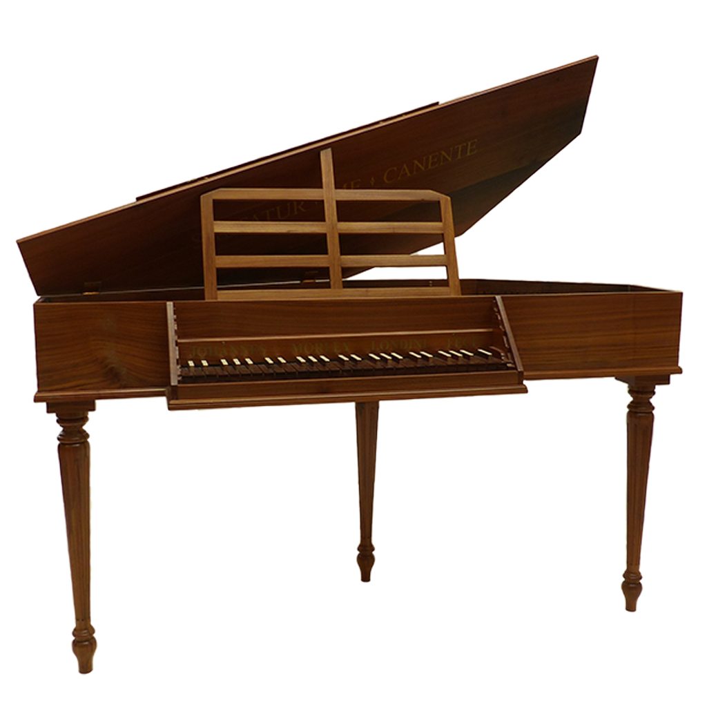 John Morley Virginals M3147 open with music desk