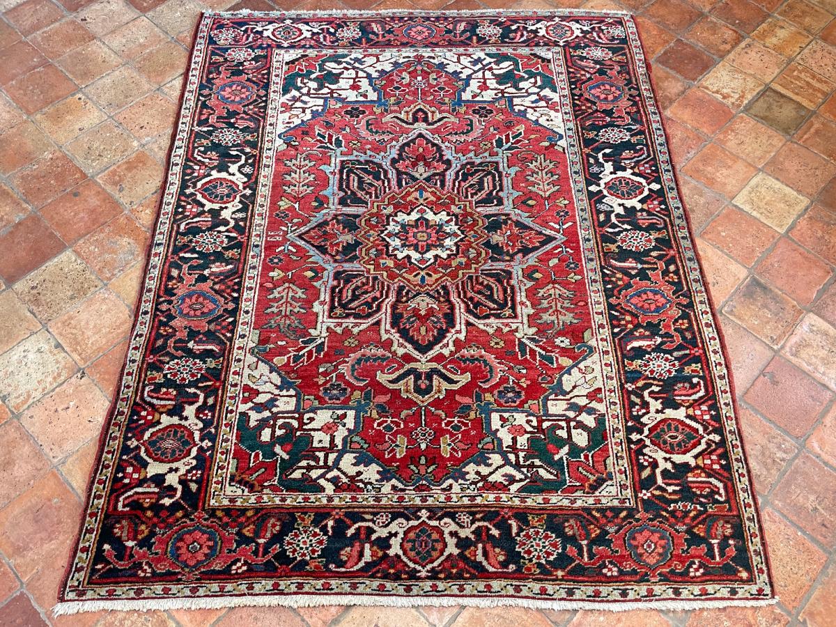 Antique Heriz rug