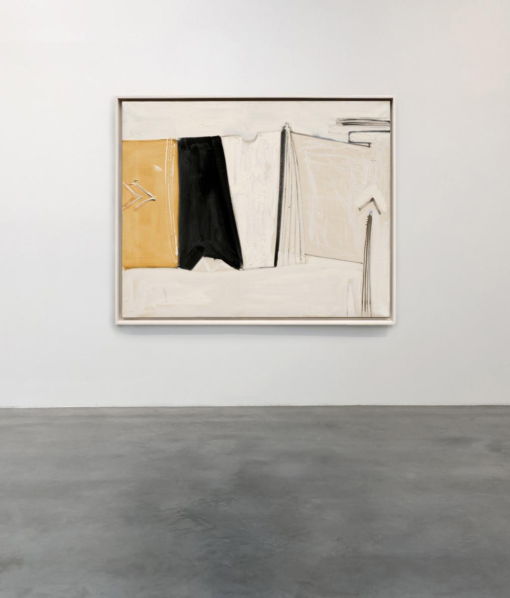 Sir Terry Frost, Black, White and Ochre Figure, 1959