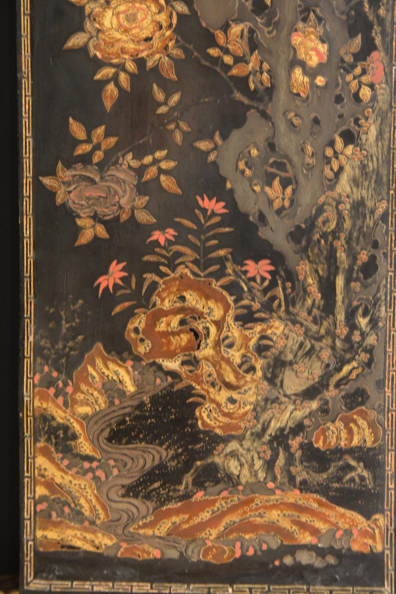 Chinese lacquer panels