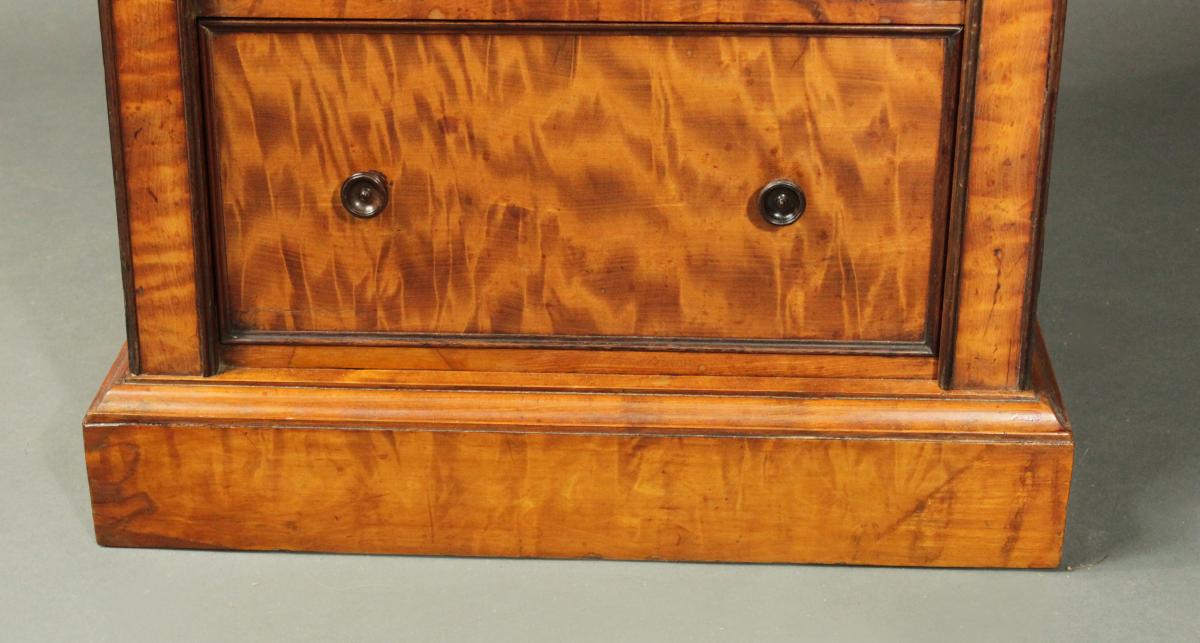 Antique Satinwood Wellington Chest