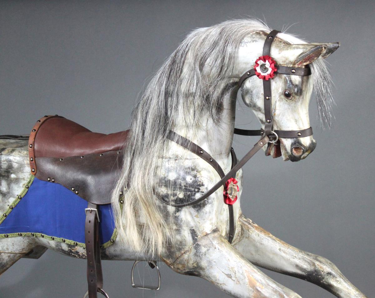 Rocking horse saddle