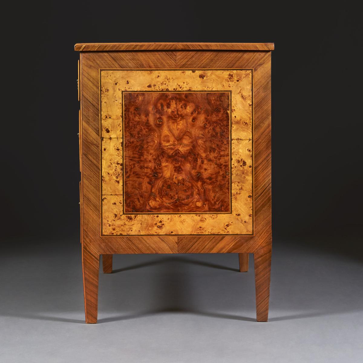 Late 18th Century Burr Wood Commode