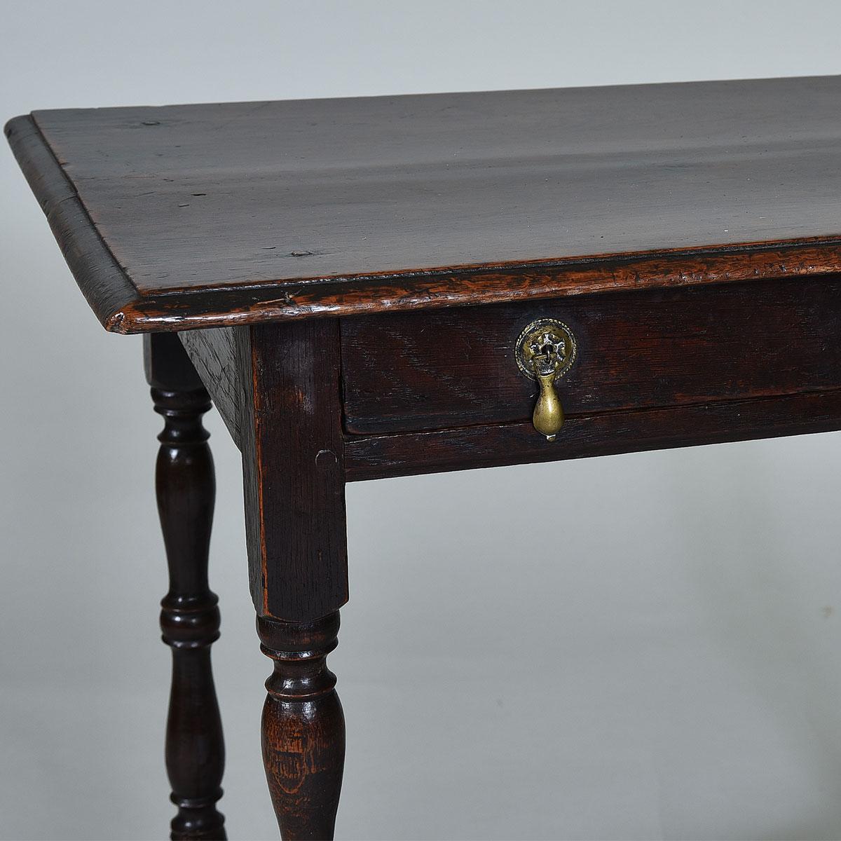Queen Anne oak side table