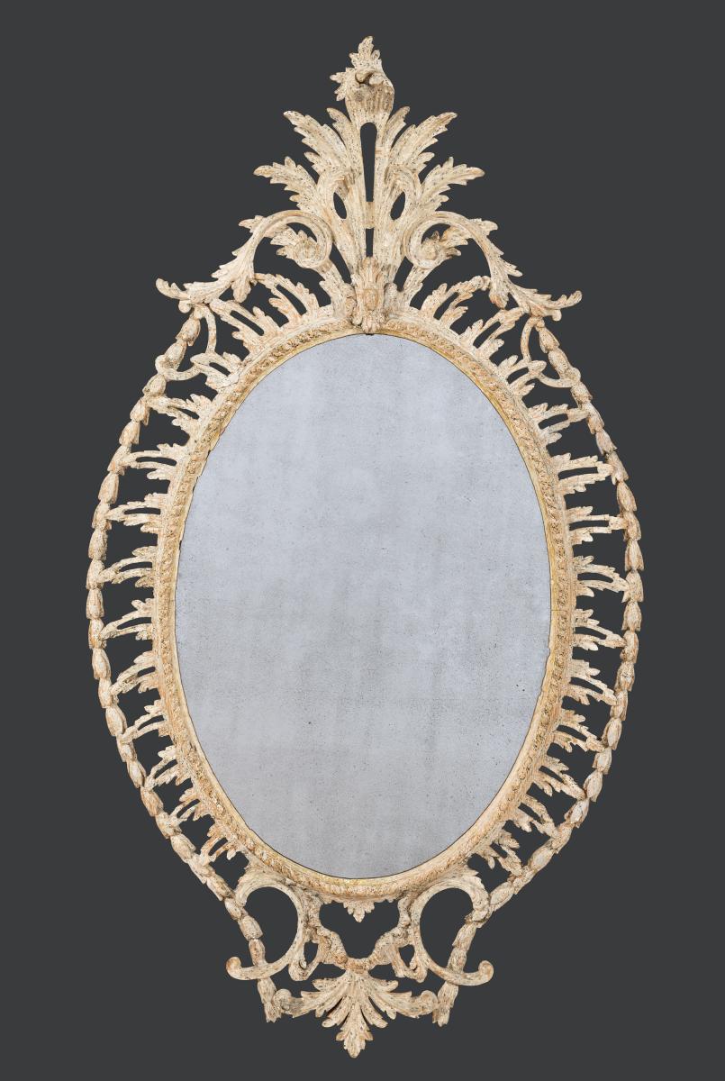 18th Century Painted Mirror