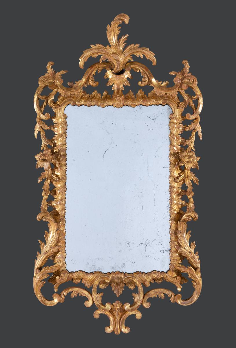 18th Century Carved Chippendale Mirror
